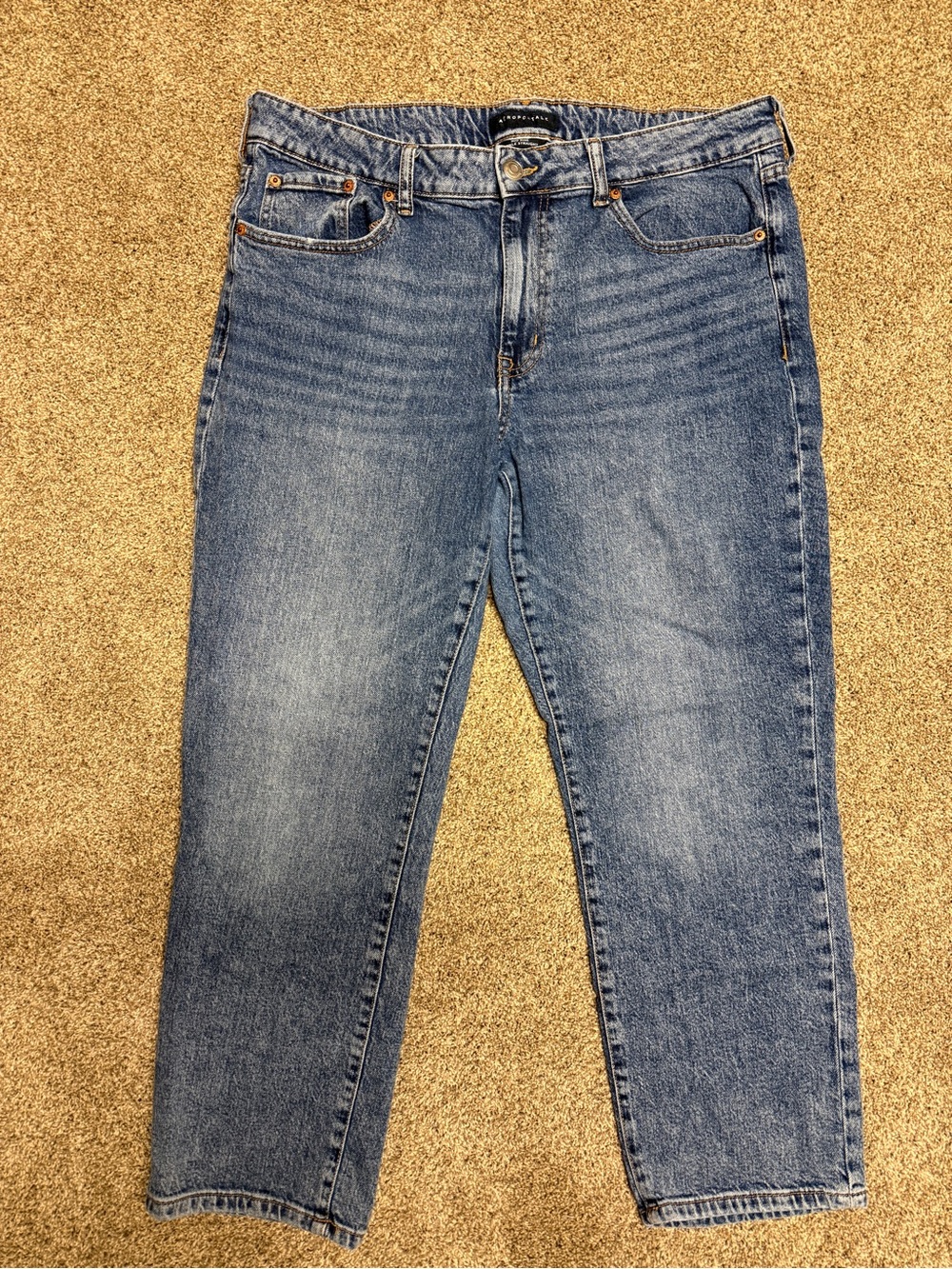 Aeropostale Mid Rise Ankle Straight Women’s Jeans Size 16 Regular